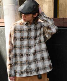 WEGO | WEGO/【25年春夏新作】ブリーチオンブレチェックシャツ(シャツ/ブラウス)