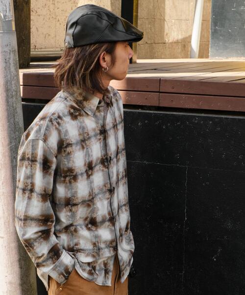 WEGO（ウィゴー）の「WEGO/ブリーチオンブレチェックシャツ（シャツ/ブラウス・メンズ・ブルー/ブラウン・FREE）」の21枚目の写真