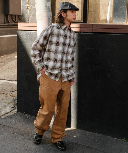 WEGO（ウィゴー）の「WEGO/ブリーチオンブレチェックシャツ（シャツ/ブラウス・メンズ・ブルー/ブラウン・FREE）」の22枚目の写真