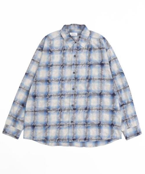 WEGO（ウィゴー）の「WEGO/ブリーチオンブレチェックシャツ（シャツ/ブラウス・メンズ・ブルー/ブラウン・FREE）」の7枚目の写真