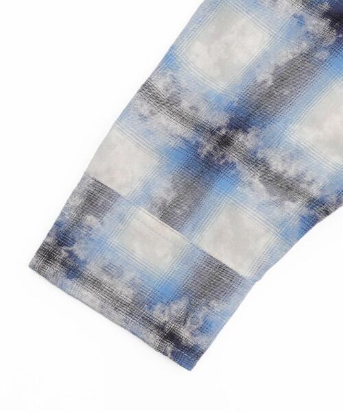 WEGO（ウィゴー）の「WEGO/ブリーチオンブレチェックシャツ（シャツ/ブラウス・メンズ・ブルー/ブラウン・FREE）」の11枚目の写真