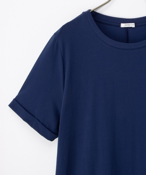 Honeys（ハニーズ）の「【ハニさら・接触冷感・ＵＶカット】Ｔシャツワンピース（ワンピース・レディース・カーキ/ブラック/ライトベージュ/ブルー・L/LL/M）」の19枚目の写真