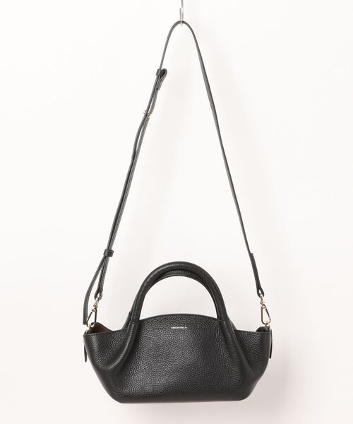 Scrap Book（スクラップブック）の「【LORISTELLA】ラウンドトートバッグS（トートバッグ・レディース・ベージュ/ホワイト/ブラック/グレー・FREE）」の3枚目の写真