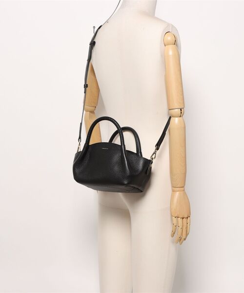 Scrap Book（スクラップブック）の「【LORISTELLA】ラウンドトートバッグS（トートバッグ・レディース・ベージュ/ホワイト/ブラック/グレー・FREE）」の5枚目の写真