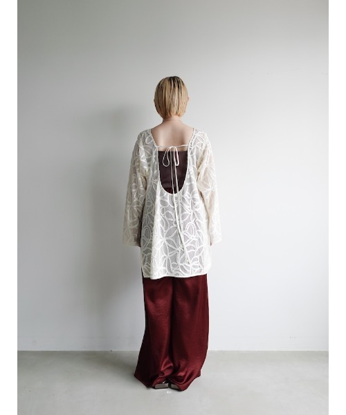 2way Cord Embroidery Top/2ウェイコードエンブロイダリートップ レディース セール】2way Cord Embroidery Top/2ウェイコードエンブロイ