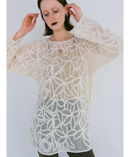 sahara（サハラ）の「2way Cord Embroidery Top/2ウェイコード