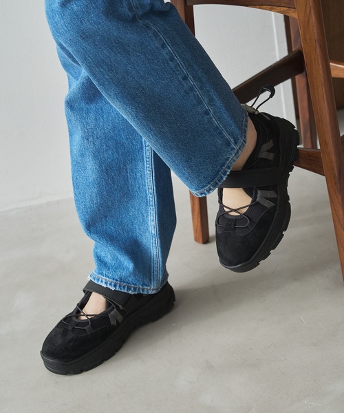 RockfishWeatherwear 24cm ベルクロメッシュスニーカー Rockfish Weatherwear スニーカー BRYN VELCRO SNEAKERS_BRUSHED