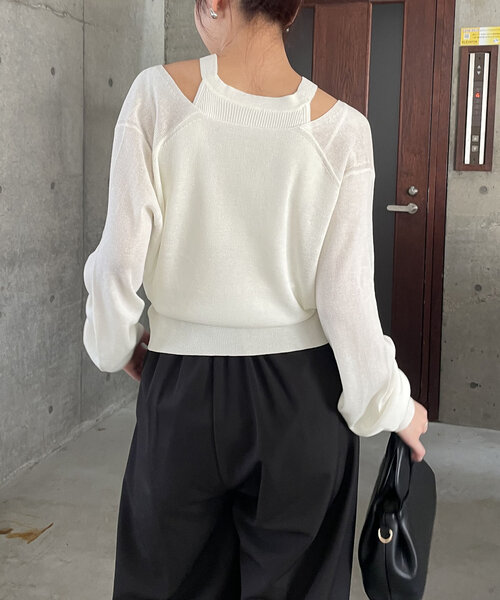 本物 CAPRICIEUX LE'MAGE（カプリシューレマージュ）の「タンクSET トップス