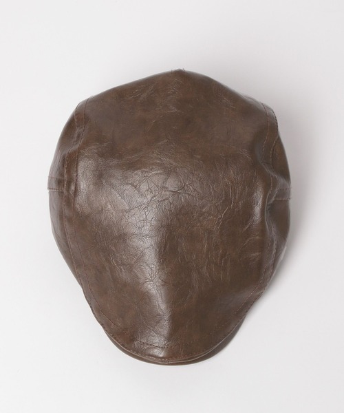 FOREVER 21（フォーエバー トゥエンティーワン）の「【2025SS】フェイクレザーハンチング（ハンチング/ベレー帽・レディース・ブラウン・FREE）」の12枚目の写真