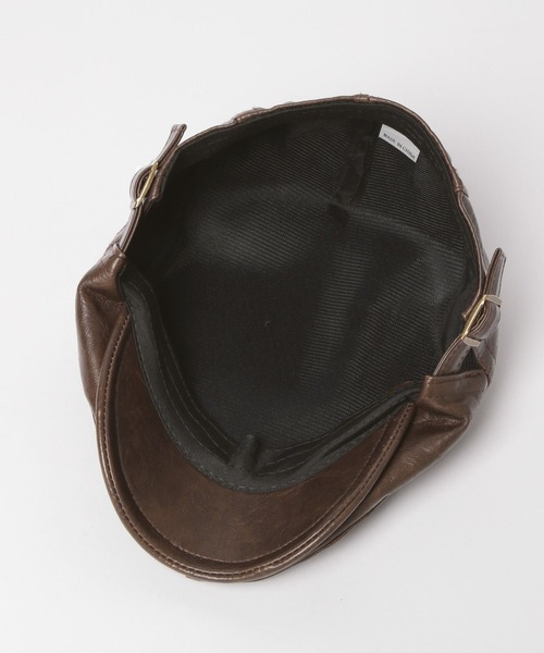 FOREVER 21（フォーエバー トゥエンティーワン）の「【2025SS】フェイクレザーハンチング（ハンチング/ベレー帽・レディース・ブラウン・FREE）」の13枚目の写真