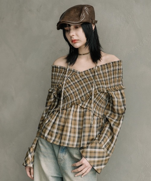 FOREVER 21（フォーエバー トゥエンティーワン）の「【2025SS】フェイクレザーハンチング（ハンチング/ベレー帽・レディース・ブラウン・FREE）」の18枚目の写真