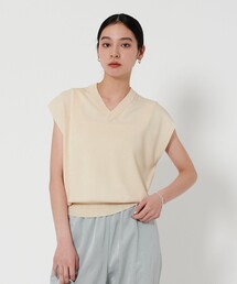 美品SOEJU⭐︎Vネック フレンチスリーブニット 美品SOEJU⭐︎Vネック フレンチスリーブニット - メルカリ