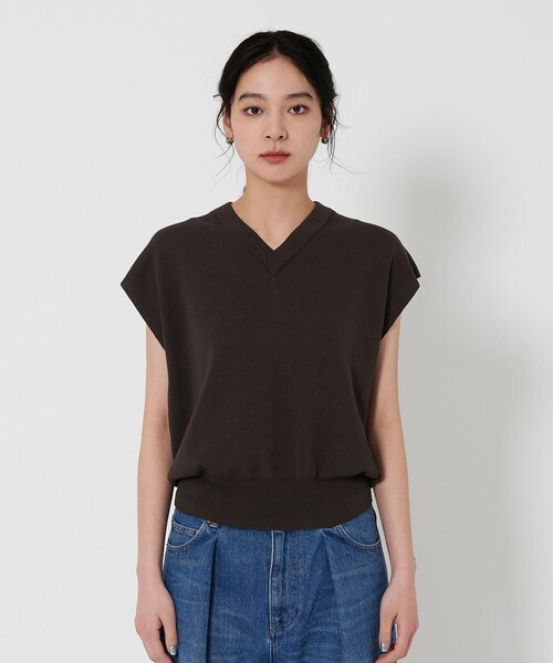 美品SOEJU⭐︎Vネック フレンチスリーブニット 美品SOEJU⭐︎Vネック フレンチスリーブニット - メルカリ