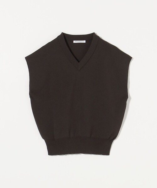 新品BEAUTY&YOUTH Vネック フレンチスリーブ ニット BEAUTY&YOUTH UNITED ARROWS Vネック フレンチスリーブ ニット
