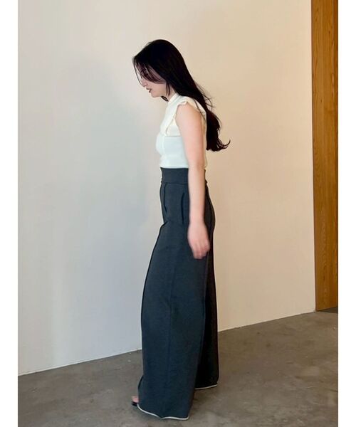 LAGUNAMOON（ラグナムーン）の「カバースリーブシアーニットプルオーバー（ニット/セーター・レディース・ホワイト/ブラック/ピンク・FREE）」の13枚目の写真