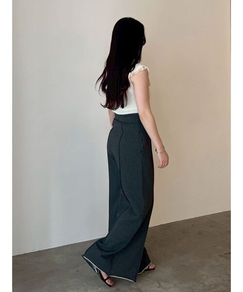 LAGUNAMOON（ラグナムーン）の「カバースリーブシアーニットプルオーバー（ニット/セーター・レディース・ホワイト/ブラック/ピンク・FREE）」の14枚目の写真