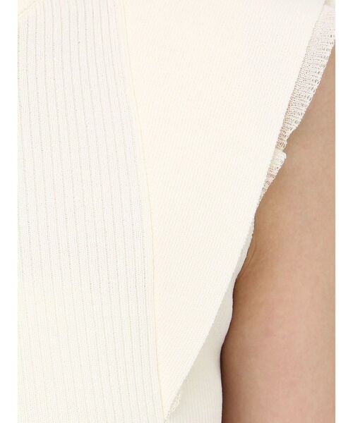 LAGUNAMOON（ラグナムーン）の「カバースリーブシアーニットプルオーバー（ニット/セーター・レディース・ホワイト/ブラック/ピンク・FREE）」の21枚目の写真