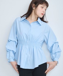 attiree（アティレー）の「シャーリングデザインシャツ（シャツ/ブラウス）」