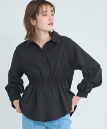 attiree（アティレー）の「シャーリングデザインシャツ（シャツ/ブラウス）」