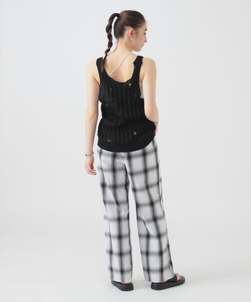 B:MING by BEAMS(ビーミングバイビームス)の「クラッシュ ニット ベスト(ベスト・レディース・ブラック/オフホワイト・ONE SIZE)」の14枚目の写真