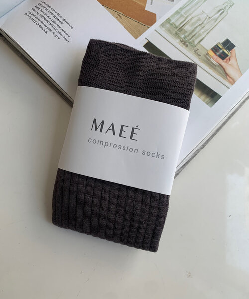 DouDou（ドゥドゥ）の「【WEB限定】MAEE リブソックス（ソックス/靴下・レディース・ライトグレー/レッド/グレー/チャコールグレー/ブラック・23）」の15枚目の写真