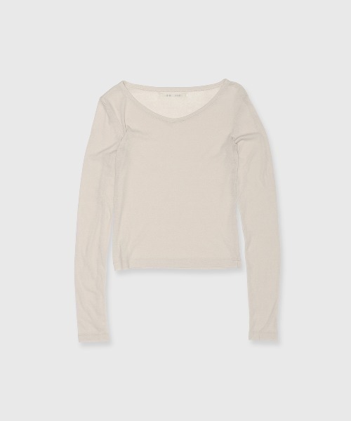 tシャツ SHEER UN CUTSEW/シアーユーネックカットソー レディース セール】SHEER UN CUTSEW/シアーユーネックカットソー（Tシャツ