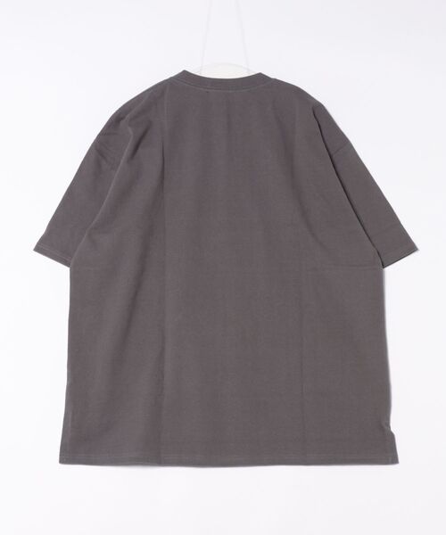 a.p.o.v.(エーピーオービー)の「a.p.o.v. アシンメトリーショルダージップヘヴィウェイトコットンオーバーサイズTシャツ(Tシャツ/カットソー・メンズ・ブラック/チャコール/ホワイト・ONESIZE)」の4枚目の写真