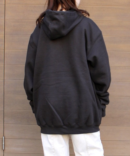Carhartt(カーハート)の「/carhartt/カーハート プルオーバーパーカー ブランドロゴ ビッグシルエットパーカー K121(パーカー・メンズ・グレー/ブラック・M/L/XXL/XL/S)」の9枚目の写真