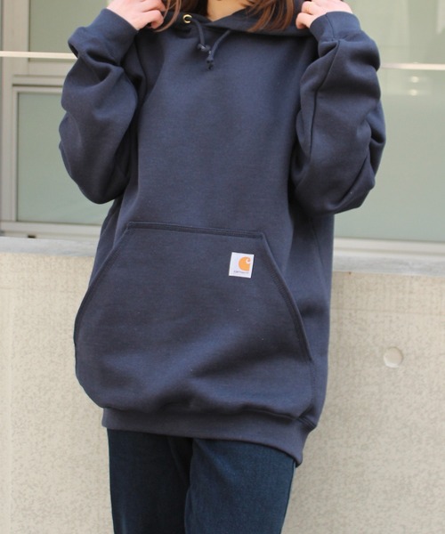 Carhartt(カーハート)の「/carhartt/カーハート プルオーバーパーカー ブランドロゴ ビッグシルエットパーカー K121(パーカー・メンズ・グレー/ブラック・M/L/XXL/XL/S)」の22枚目の写真