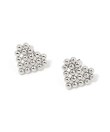 LAKOLE | ステンレスボールハートピアス / 451218(ピアス（両耳用）)