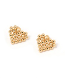 ステンレスボールハートピアス / 451218