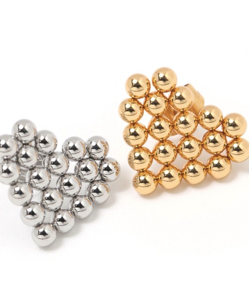 LAKOLE(ラコレ)の「ステンレスボールハートピアス / 451218(ピアス(両耳用)・レディース・その他1/その他2・FREE)」の4枚目の写真