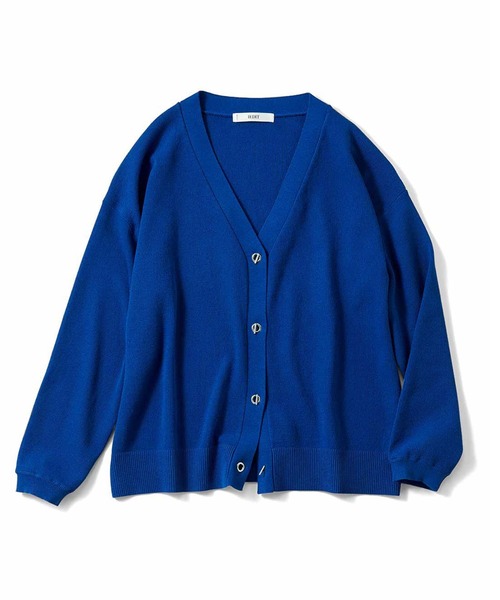 IEDIT(イディット)の「IEDIT UVカットがうれしい マンテルボタンでクラスアップがかなうカーディガン(カーディガン/ボレロ・レディース・ロイヤルブルー/ライトベージュ・M/L/LL/3L/4L/S)」の9枚目の写真