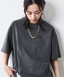 ピグメント染ロゴプリントTシャツ＜大きいサイズ有＞シックスタイル