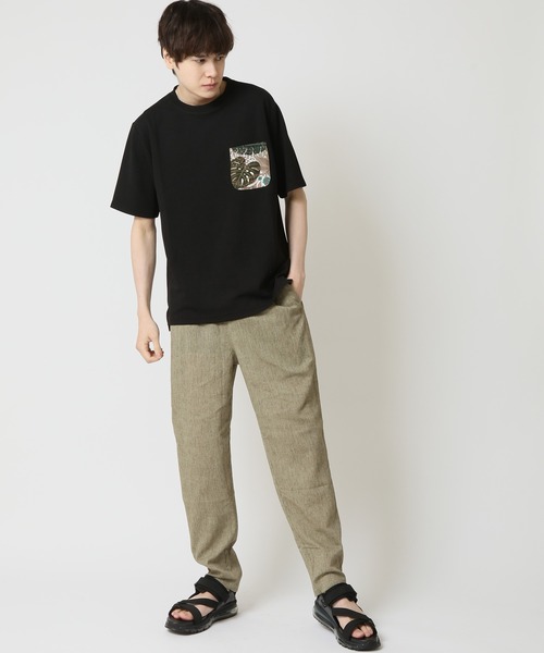 ARCADE(アーケード)の「接触冷感 半袖 ひんやりクール 快適ドライワッフルポケ付TシャツT KAITEKI(Tシャツ/カットソー・メンズ・グレー/ブラック/ネイビー/ホワイト・M/L/LL)」の8枚目の写真