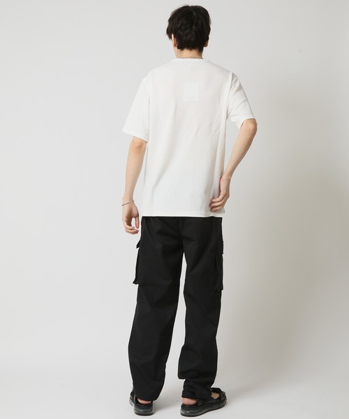 ARCADE(アーケード)の「接触冷感 半袖 ひんやりクール 快適ドライワッフルポケ付TシャツT KAITEKI(Tシャツ/カットソー・メンズ・グレー/ブラック/ネイビー/ホワイト・M/L/LL)」の14枚目の写真