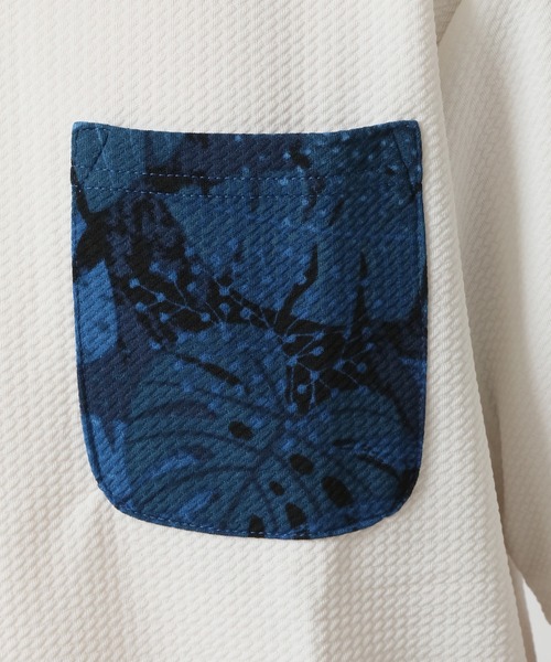 ARCADE(アーケード)の「接触冷感 半袖 ひんやりクール 快適ドライワッフルポケ付TシャツT KAITEKI(Tシャツ/カットソー・メンズ・グレー/ブラック/ネイビー/ホワイト・M/L/LL)」の17枚目の写真