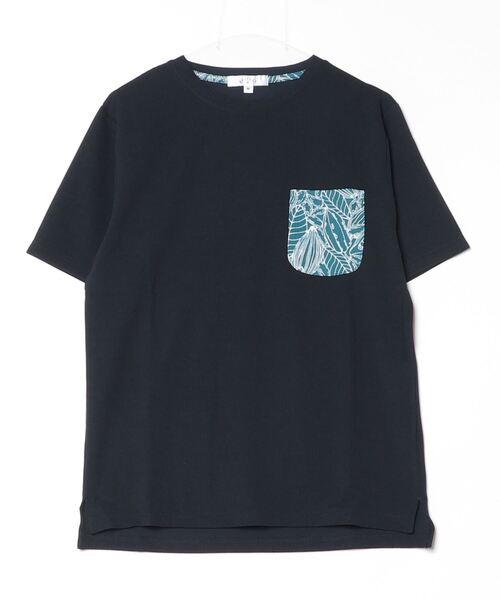ARCADE(アーケード)の「接触冷感 半袖 ひんやりクール 快適ドライワッフルポケ付TシャツT KAITEKI(Tシャツ/カットソー・メンズ・グレー/ブラック/ネイビー/ホワイト・M/L/LL)」の21枚目の写真