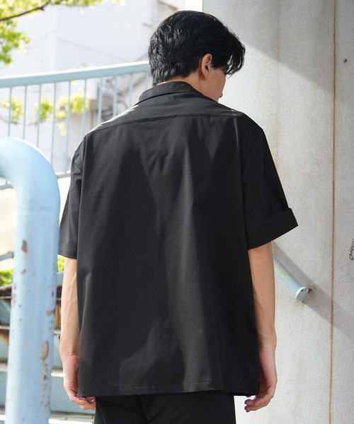 ムラサキスポーツ（ムラサキスポーツ）の「【ムラサキスポーツ限定】DEAR LAUREL/ディアローレル 半袖シャツ 接触冷感 セットアップ対応 D25S2401（シャツ/ブラウス・メンズ・ブラック/サックスブルー/ライトグレー・M/L/XL）」の7枚目の写真