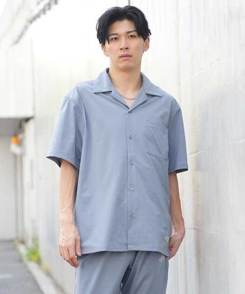 ムラサキスポーツ（ムラサキスポーツ）の「【ムラサキスポーツ限定】DEAR LAUREL/ディアローレル 半袖シャツ 接触冷感 セットアップ対応 D25S2401（シャツ/ブラウス・メンズ・ブラック/サックスブルー/ライトグレー・M/L/XL）」の17枚目の写真