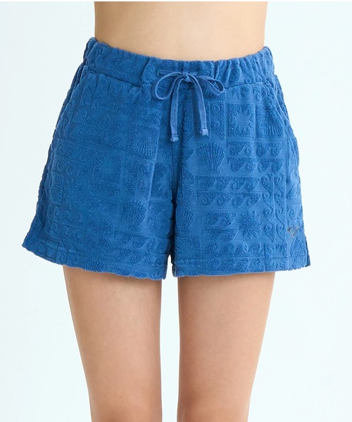 ROXY（ロキシー）の「SUNBATHING SHORTS /ロキシーセットアップ対応ウエストゴムパイルショートパンツ（その他パンツ・レディース・パープル/ネイビー/オレンジ・LARGE/MEDIUM/SMALL）」の19枚目の写真