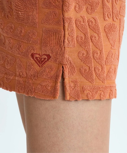 ROXY（ロキシー）の「SUNBATHING SHORTS /ロキシーセットアップ対応ウエストゴムパイルショートパンツ（その他パンツ・レディース・パープル/ネイビー/オレンジ・LARGE/MEDIUM/SMALL）」の13枚目の写真