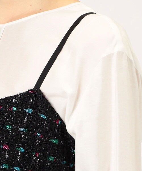 BALLSEY(ボールジィ)の「Black opal キャミソールワンピース(ワンピース・レディース・ブラック系その他・36)」の3枚目の写真