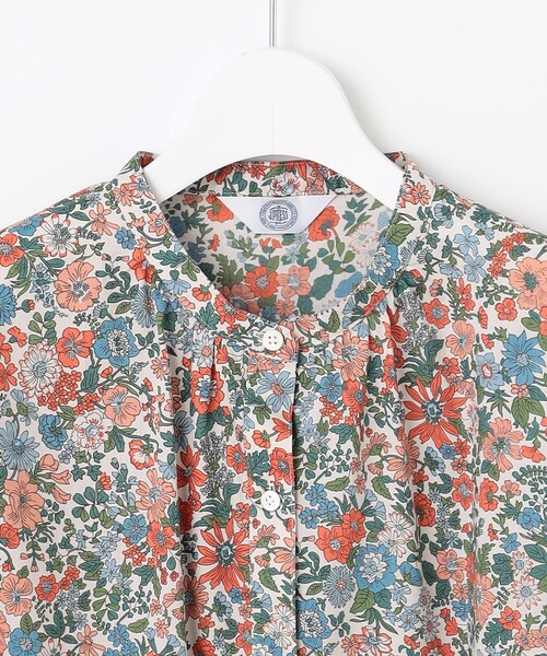 J.PRESS(ジェイプレス)の「【洗える】LIBERTY バンドカラー ブラウス(シャツ/ブラウス・レディース・ピンク系5/ブルー系5・9/11)」の12枚目の写真
