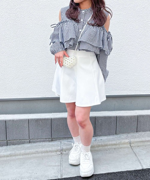 frunco（フランコ）の「サーキュラースカート（スカート・レディース・ブラック/ホワイト/ピンク/イエロー・MEDIUM）」の21枚目の写真