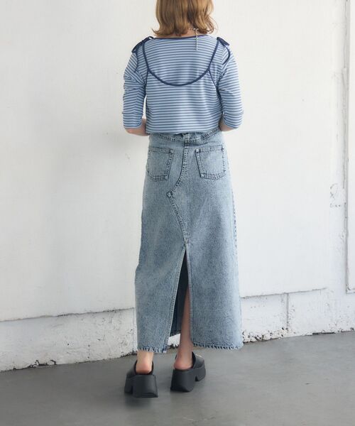kivi(キヴィ)の「chemical denim SK(デニムスカート・レディース・ブラック/ブルー・MEDIUM/LARGE)」の17枚目の写真
