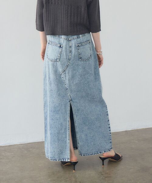 kivi(キヴィ)の「chemical denim SK(デニムスカート・レディース・ブラック/ブルー・MEDIUM/LARGE)」の20枚目の写真