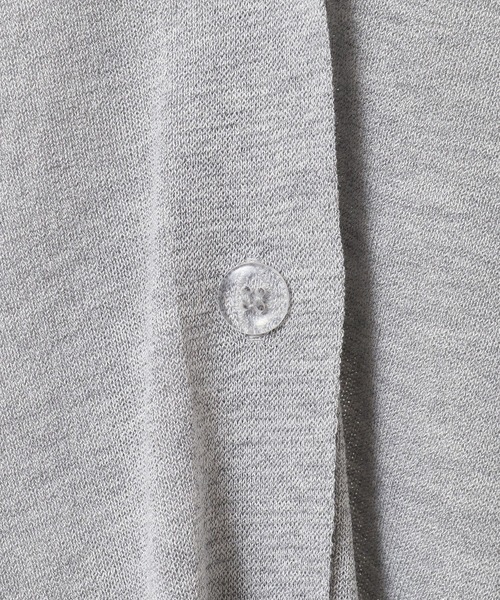 earth music&ecology（アースミュージックアンドエコロジー）の「シアールーズカーディガン（カーディガン/ボレロ・レディース・アイボリー/ブラック/杢グレー・FREE）」の17枚目の写真