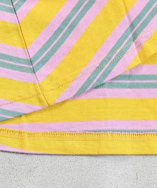 MARKEY'S（マーキーズ）の「先染めボーダーワンピース（ワンピース・キッズ・イエロー/ライトグリーン/ブラック・110/100/95/90/80/150/140/130/120）」の10枚目の写真
