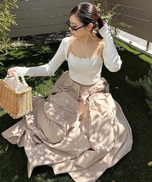 ビーズトリミングキャミアンサンブル（アンサンブル）｜ROYAL PARTY  